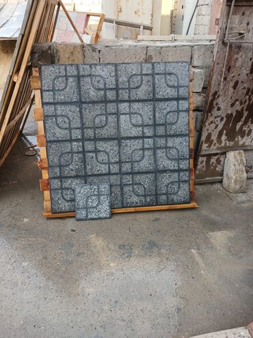 Beton plitələr: Məhsul: Beton mozaik səki/daş döşəmə plitələri Təsvir: - Açıq bej — 5