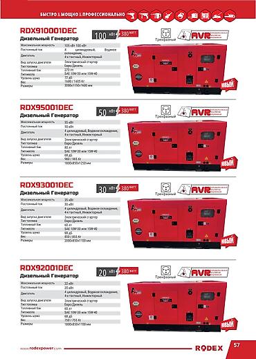 Генераторы: Генераторы DECO Power Tools — линейка бензиновых и дизельных — 10