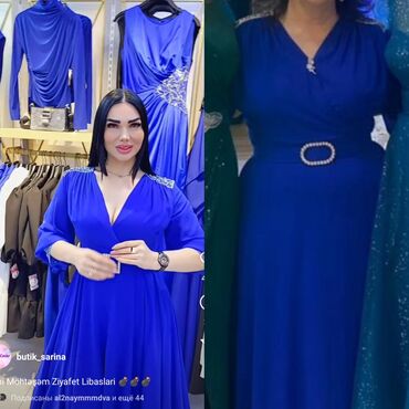 butik sarina: Sarina butikdən alınıb, göy şirindir,uzundur, 50 ölçü,55 manat