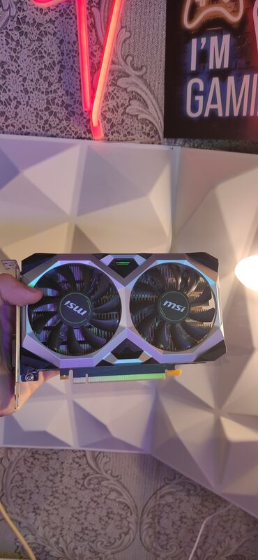 kompyuter alışı: Videokart MSI GeForce GTX 1650, 8 GB, İşlənmiş