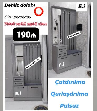 Ev üçün digər mebel: Yeni, Dəhliz dolabı