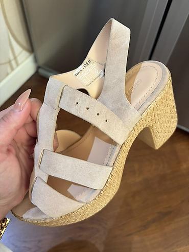 Basanoşka və səndəllər: GREYDER qadın sandal - Model: Açıq burunlu, arxa qayışlı sandal - — 1