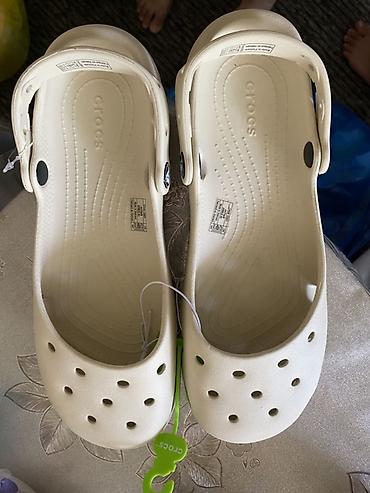 jibbitz: Сабо, 38.5, 39, Crocs, Новый, цвет - Белый, Платная доставка, Самовывоз — 2