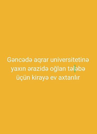 Gəncə şəhərində Azərbaycan Dövlət Aqrar Universitetinə yaxın ərazidə lalafo.az -da Gəncə şəhərində Azərbaycan Dövlət Aqrar Universitetinə yaxın ərazidə