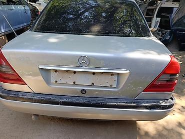 лак авто: Mercedes-Benz C‑Class (W202) седан, серебристый.машина на разборе — 5