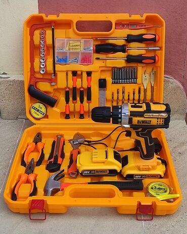 запчасти для шуруповерта: Drel dəsti yeni keyfiyyətli Dewalt-88V Drel dəsti Drel Nabor dəsti