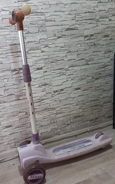 scooter uşaq ucun: Uşaq skuterı 70 manata alınıb.isiqlı,musiqilidi.hec bir problemi — 2
