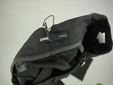 slip on h: Sinsay, Spodnie materiałowe damskie, rozmiar L — 4
