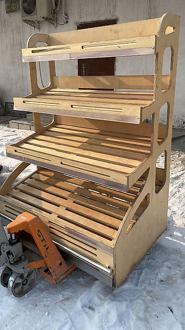 Витрины: Витрины, стеллажи, полки торговые металлические б/у, полка магазинная — 24