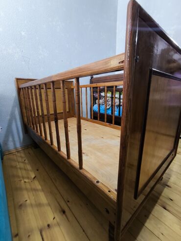 Təknəfərlik uşaq çarpayıları: Oğlan və qız üçün, İşlənmiş, Çarpayı, Bazasız, Matras ilə, Siyirməsiz — 7