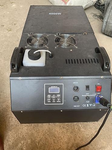 тракционый стол: Мощная низко-температурная дым-машина 4000W (low fog) - Мощность — 1