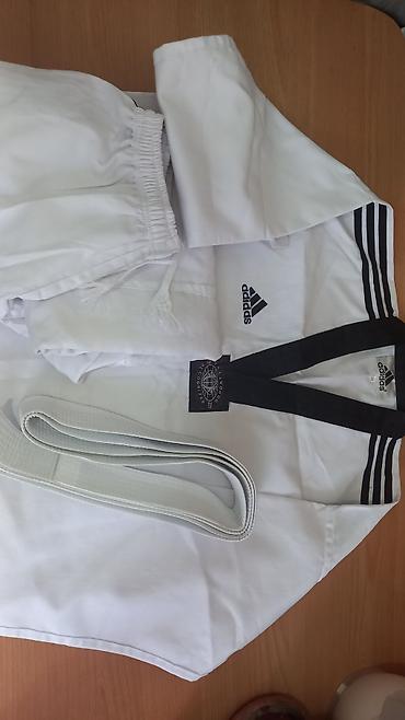 штаны: Кимоно Adidas — рост 160 см Оригинальное белое кимоно Adidas в — 2