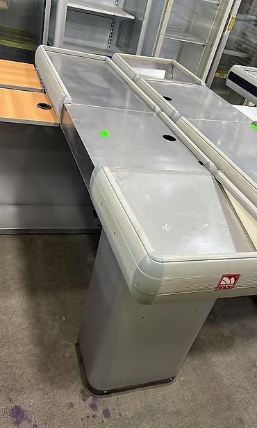 Supermarket kassası üçün kassir masası/konveyer stol - Material