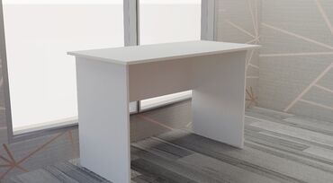 столик икеа: Компьютерный Стол, цвет - Белый, Новый