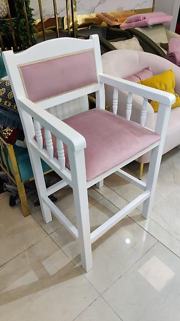 berber oturacagi: Bar taburesi / yüksək oturacaq - Material: ağac karkas, möhkəm — 1