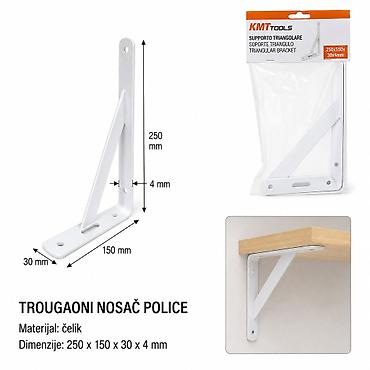 KMT Tip trougaoni nosač 9364615 Opis: - Trougaoni nosač police za