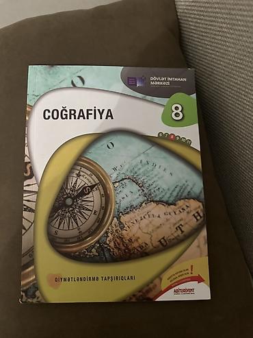 Kitablar və jurnallar: Məhsul: Coğrafiya – 8-ci sinif üçün qiymətləndirmə tapşırıqları kitabı — 1