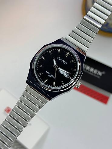3d saat: Casio klassik qol saatı - Brend: Casio - Korpus: parlaq metal örtüklü — 3