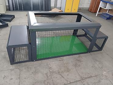 it ucun qefes: Metall qəfəs–tunel tipli heyvan bölməsi - Material: qalın metal — 2