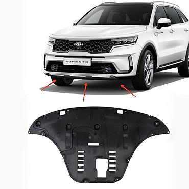 bumper: Защита бампера двигателя Kia Sorento / Киа Соренто 2020–2024 В — 1