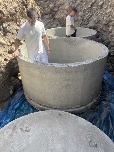 Железобетонные (ЖБИ) кольца для септика: Железобетонное (ЖБИ) кольцо для септика Размер: 110 x 90 x 9 см, Платная установка, Оптом — 29