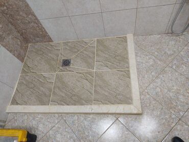 Duş poddonları: Duş gövdəsi/qabının hazırlanması – keramika və mərmər plitələrdən — 4