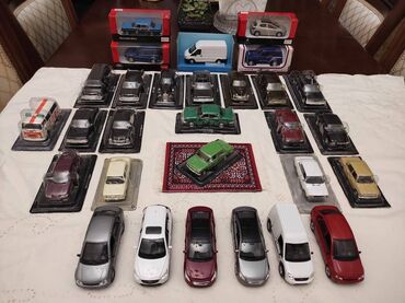 Avtomobil modelləri: Kolleksiya satılır Ümumi 85 ədəd modeldir jurnalı ilə birlikdə 77 — 5
