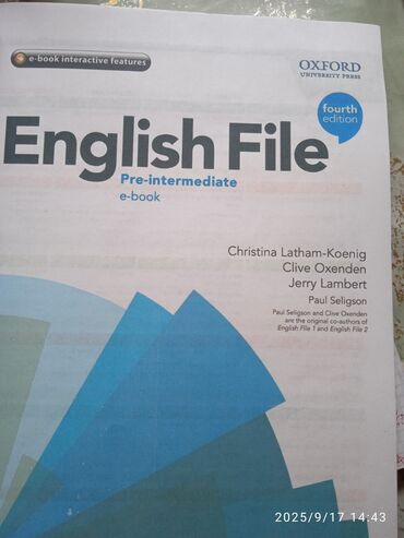 Иностранные языки: Учебник English File Pre-intermediate (e-book), 4-е издание, Oxford