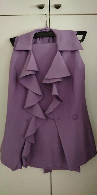 nike structure: Komplet: prsluk + pantalone u boji lavande. - Brend: Lara Bella (Made — 7