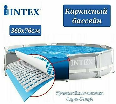 Бассейны: 366/76см. Intex 26712 Каркасный бассейн Prism Frame 6503л — 8