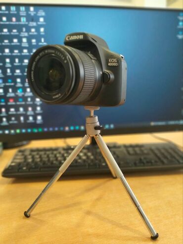 Videokameralar: 📸 Canon 4000D – Yadda qalan anlar üçün əla seçim! Az istifadə