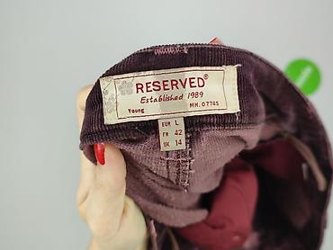 botki bordowe ccc: Reserved, Spódnica damska, rozmiar L — 4
