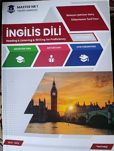 Testlər: İngilis dili test bankı və hazırlıq vəsaiti-teptezedir 15 azn — 1