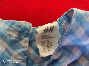 cestitki za svadba: Haljinica karo plavo-belo H&M velicina 110
Duzina 64 — 5