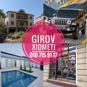 avtomobil girovu ile kredit 2022: Girov Xidmeti. Yalniz her nov ve istenilen giymete olan