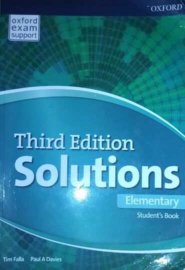 pocket book: Third edition solutions elementary student's book, Oxford - 5 AZN