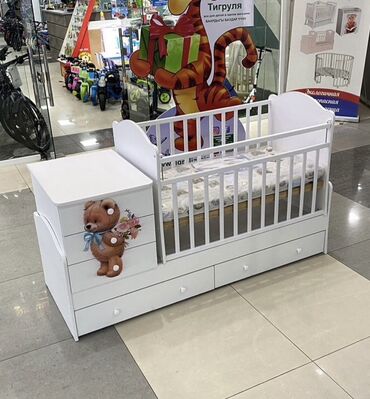 сдать старый матрас и купить новый: Балдар үчүн трансформер керебет, Башка түрү, түсү - Ак