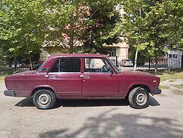 VAZ (LADA): VAZ 2107 sedan - Kuzov: 4 qapılı sedan, tünd bordo rəng - Mühərrik — 6