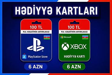 xbox hesabı: XBOX hesabına pul yüklənməsi.hesab açılması oyun alinmasi. 100 tl 6 — 1