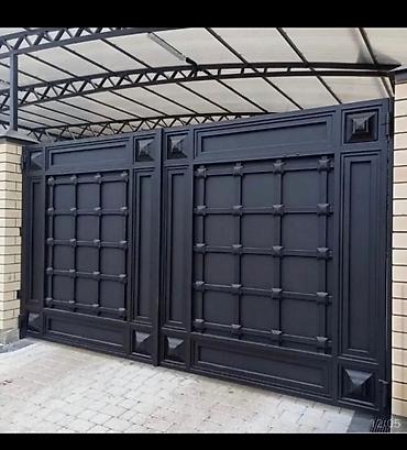 Распашные ворота: Ворота, распашные откатные, металл Россия, отличного качества — 12