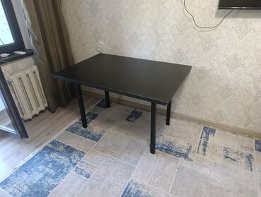 стол со стульями бишкек цена: Кухонный стол, Б/у, Прямоугольный, Нераскладной