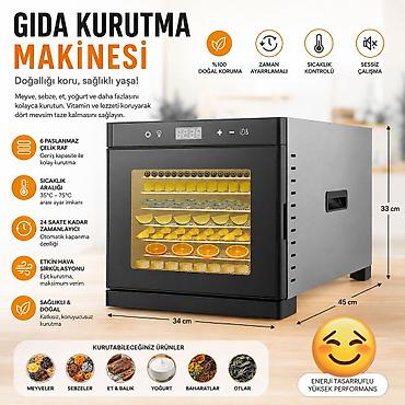 su aparat: Meyvə və tərəvəz qurudan aparat 6 bölməli, Yeni — 1