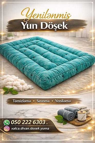 divan temizleme: APARILMA VƏ ÇATDIRILMA XİDMƏTİMİZ PULSUZDUR YUN YORĞAN VƏ DÖŞƏKLƏRİN — 1