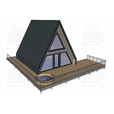 Навесы: Навес, Другая форма, Дерево, Профнастил, Новый, Гарантия — 18
