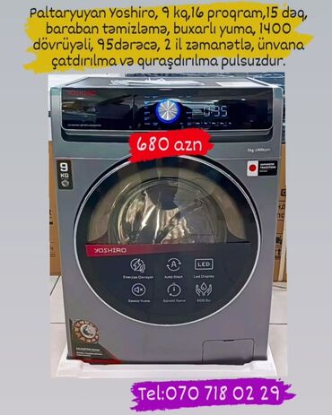 Paltaryuyan maşınlar: Paltaryuyan maşın 6 kq, Yeni, Pulsuz çatdırılma — 21