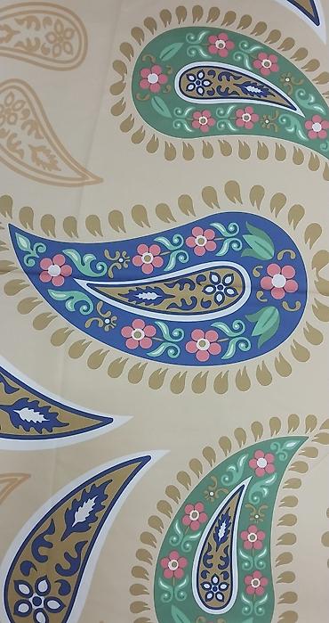 Baş geyimləri: Şərf Kelagayi buta naxışlı шарф женский Material: yüngül və zərif — 4