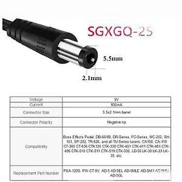 Pretvarači napona: NAPAJANJE ISPRAVLJAČ ADAPTER ZA PEDALE 9V BESPLATNA DOSTAVA | — 12