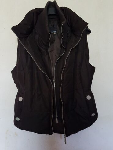 monoton jakne: PRSLUK sa kapuljačom, dupli zip Casual &CO veličina 40 Prsluk je