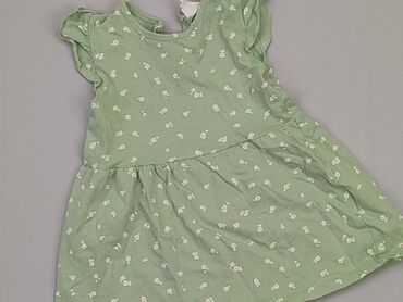 sukienka w kwiaty dla dziewczynki: Sukienka, H&M, 3-6 m, stan - Dobry