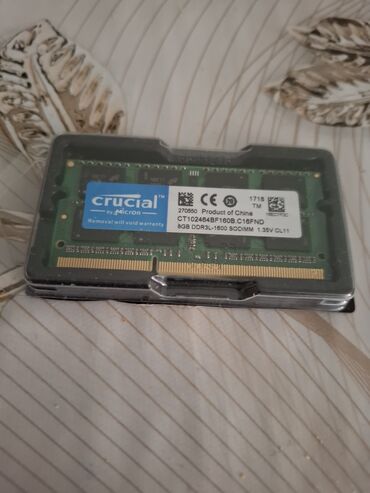 notebook 8gb ram: Оперативная память (RAM) Crucial, 8 ГБ, 1600 МГц, DDR3, Для ноутбука, Новый
